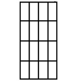 VidaXL Inloopdouchescherm 80x195 cm gehard glas