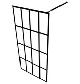 VidaXL Inloopdouchescherm 80x195 cm gehard glas