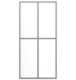 VidaXL Inloopdouchescherm 140x195 cm gehard glas