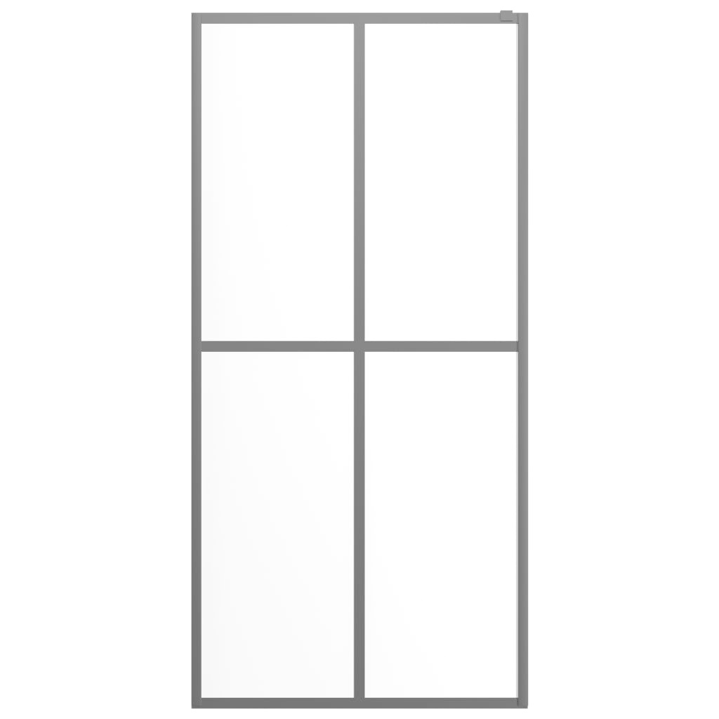 VidaXL Inloopdouchescherm 140x195 cm gehard glas