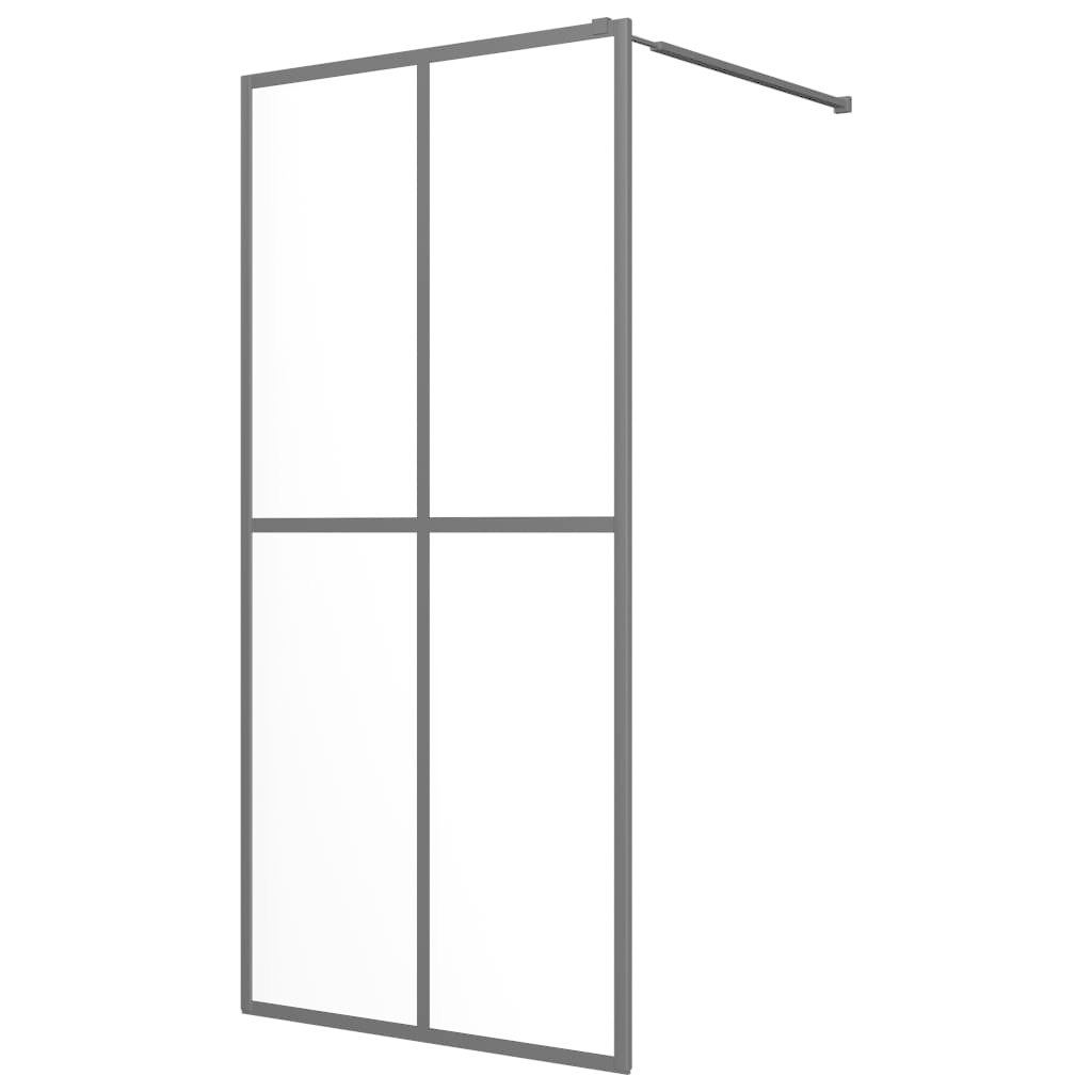 VidaXL Inloopdouchescherm 90x195 cm gehard glas