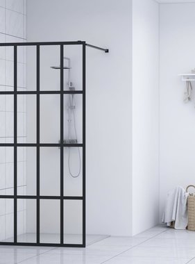 VidaXL Inloopdouchescherm 140x195 cm gehard glas