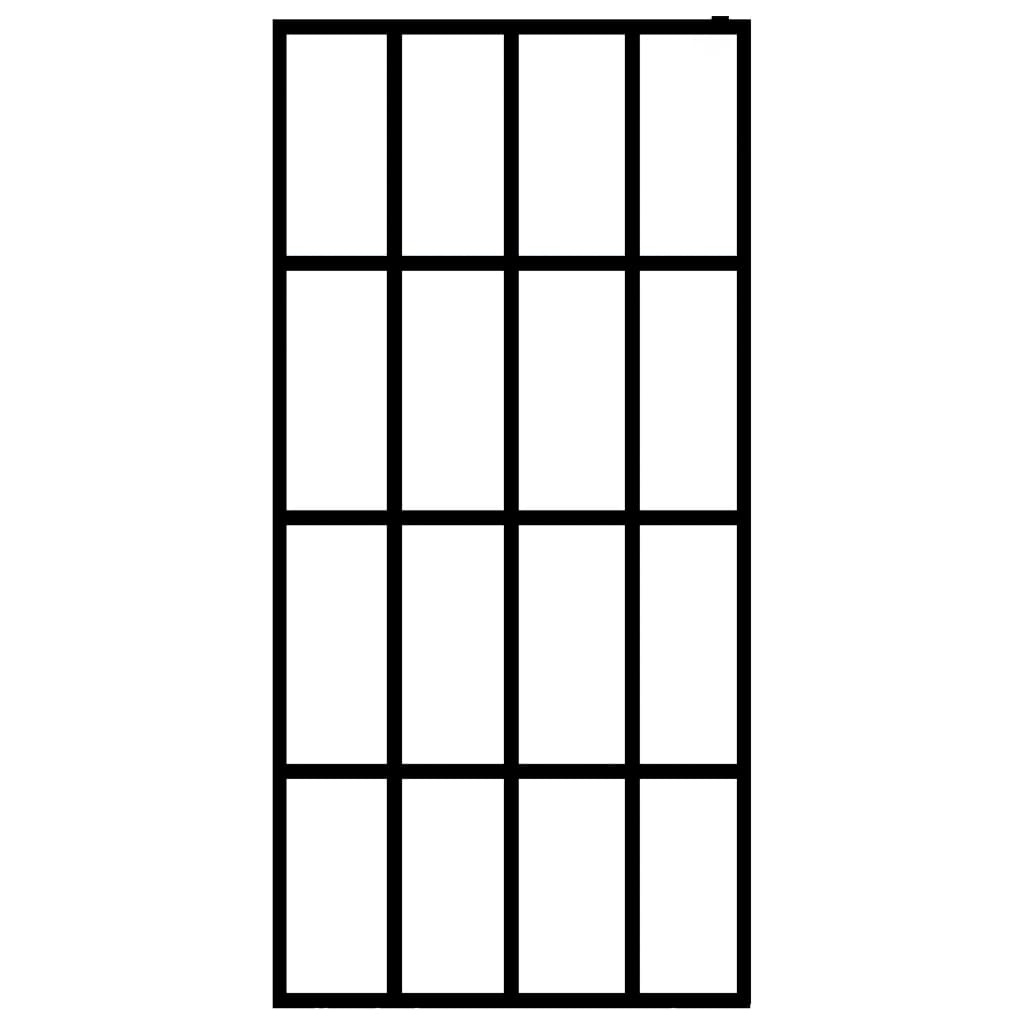 VidaXL Inloopdouchescherm 140x195 cm gehard glas