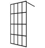 VidaXL Inloopdouchescherm 118x190 cm gehard glas