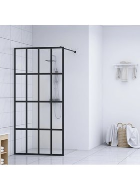 VidaXL Inloopdouchescherm 100x195 cm gehard glas