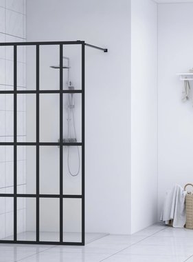 VidaXL Inloopdouchescherm 80x195 cm gehard glas