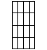 VidaXL Inloopdouchescherm 80x195 cm gehard glas