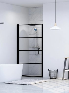 VidaXL Douchedeur 81x195 cm gehard glas