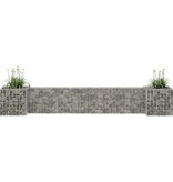 vidaXL Gabion plantenbak H-vormig 260x40x40 cm staaldraad