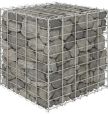 vidaXL Gabion plantenbak verhoogd kubus 50x50x50 cm staaldraad