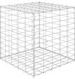 vidaXL Gabion plantenbak verhoogd kubus 50x50x50 cm staaldraad