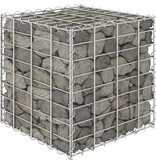 VidaXL Gabion plantenbak verhoogd kubus 40x40x40 cm staaldraad