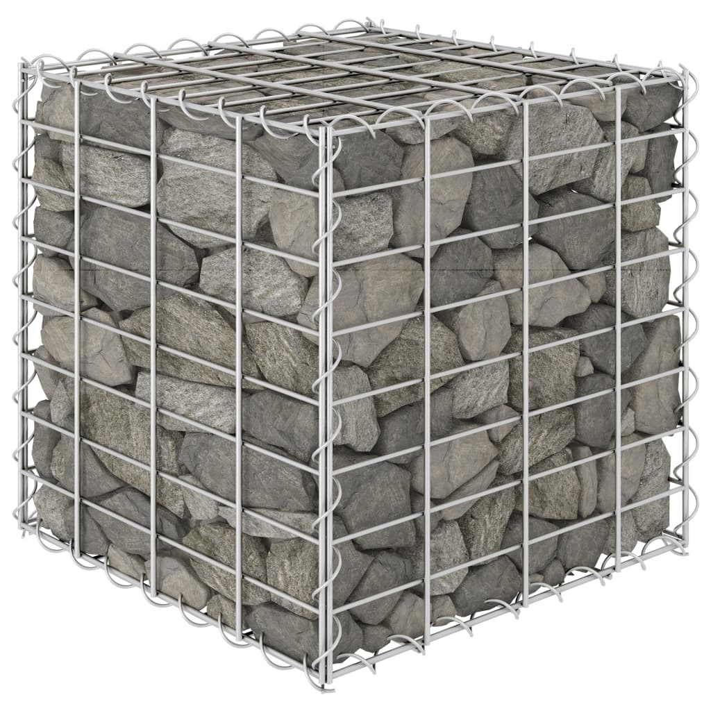 VidaXL Gabion plantenbak verhoogd kubus 40x40x40 cm staaldraad