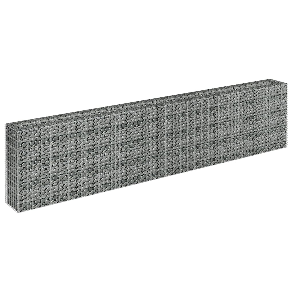 vidaXL Gabion plantenbak verhoogd 360x30x90 cm gegalvaniseerd staal