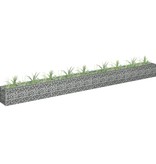 vidaXL Gabion plantenbak verhoogd 360x30x30 cm gegalvaniseerd staal