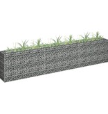 vidaXL Gabion plantenbak verhoogd 270x30x60 cm gegalvaniseerd staal