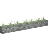 VidaXL Gabion plantenbak verhoogd 270x30x30 cm gegalvaniseerd staal