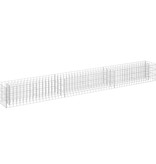 VidaXL Gabion plantenbak verhoogd 270x30x30 cm gegalvaniseerd staal