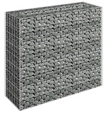 vidaXL Gabion plantenbak verhoogd 90x30x90 cm gegalvaniseerd staal