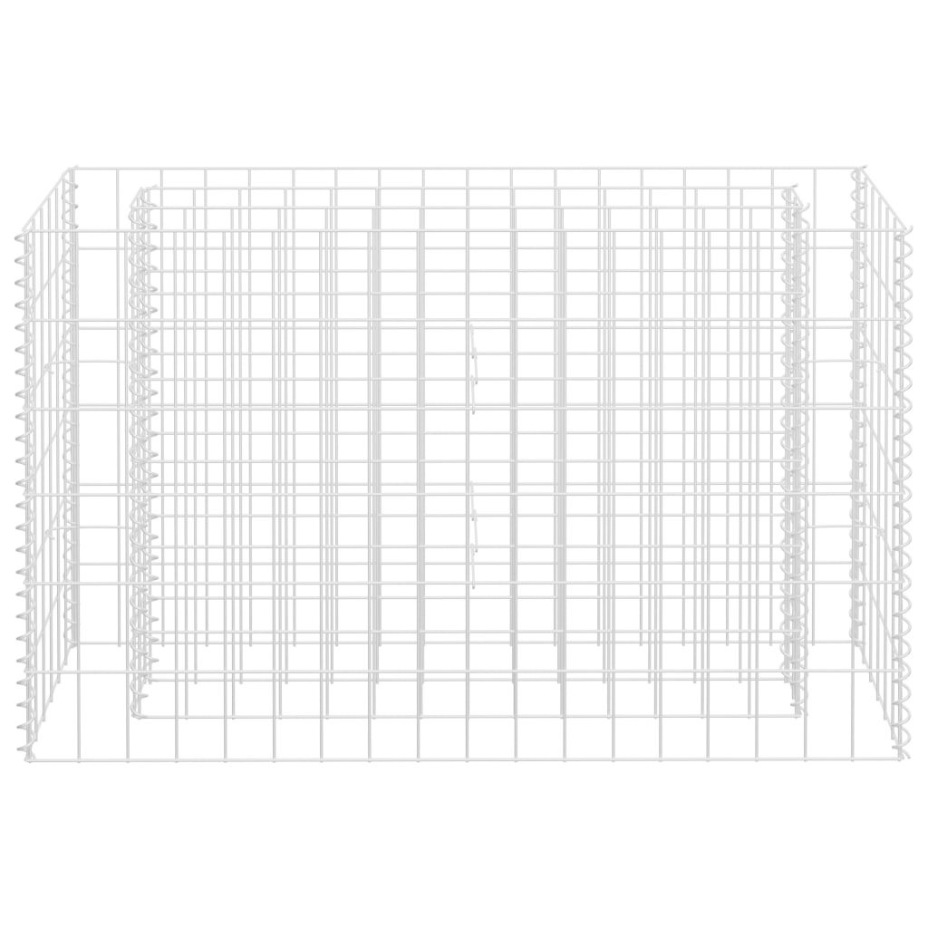 vidaXL Gabion plantenbak verhoogd 90x30x60 cm gegalvaniseerd staal