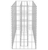 vidaXL Gabion plantenbak verhoogd 90x30x60 cm gegalvaniseerd staal