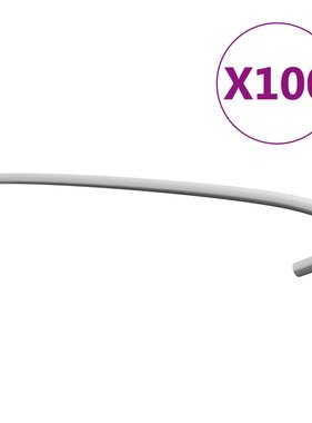 vidaXL Gabionhaken 100 st 40 cm gegalvaniseerd staal