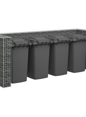 VidaXL Schanskorfmuur containers 320x100x120 cm gegalvaniseerd staal