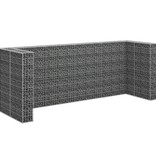 vidaXL Schanskorfmuur containers 320x100x120 cm gegalvaniseerd staal