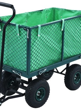 VidaXL Tuinwagen 350 kg groen