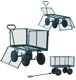 VidaXL Tuinwagen 350 kg groen
