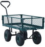 VidaXL Tuinwagen 250 kg groen