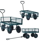 VidaXL Tuinwagen 250 kg groen