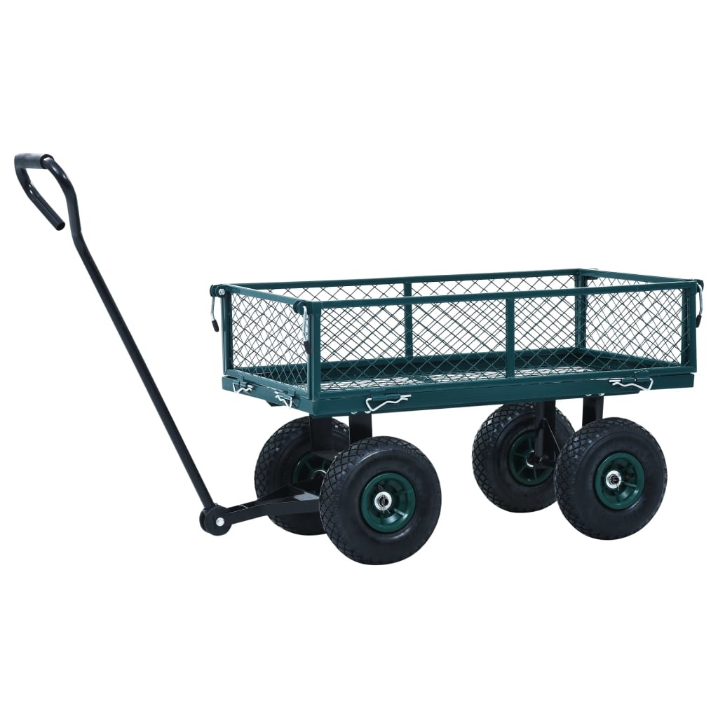 VidaXL Tuinwagen 250 kg groen