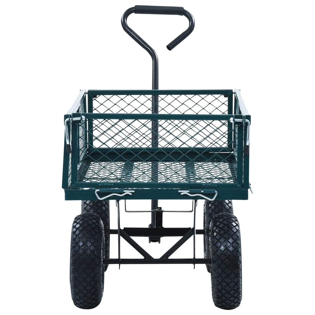VidaXL Tuinwagen 250 kg groen