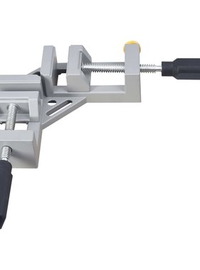 VidaXL Hoekklem met dubbel handvat 95 mm aluminium