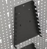 VidaXL Gaatjespaneel wandgemonteerd 4 st 40x58 cm staal