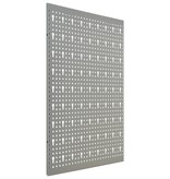 VidaXL Gaatjespanelen wandgemonteerd 4 st 40x58 cm staal