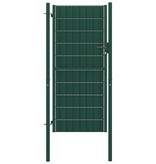 vidaXL Poort 100x164 cm staal groen