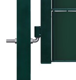 vidaXL Poort 100x164 cm staal groen