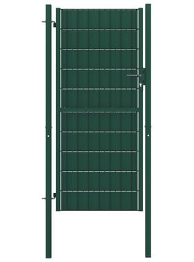 vidaXL Poort 100x124 cm staal groen