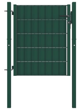 vidaXL Poort 100x101 cm staal groen