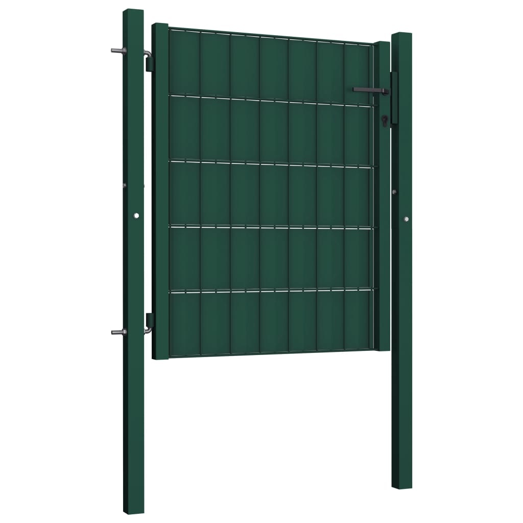 VidaXL Poort 81x100 cm staal groen