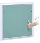 VidaXL Toegangspaneel met aluminium frame en gipsplaat 400x400 mm