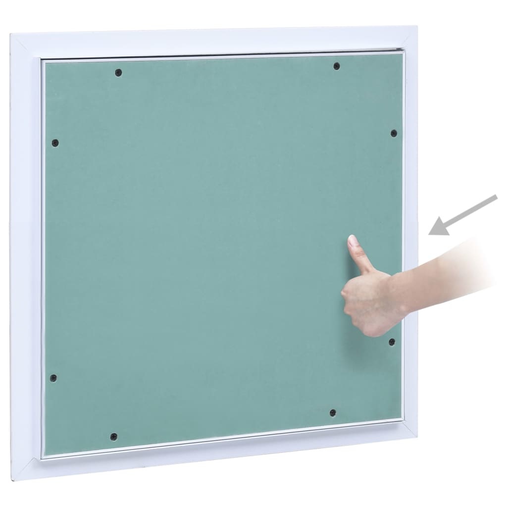 VidaXL Toegangspaneel met aluminium frame en gipsplaat 400x400 mm