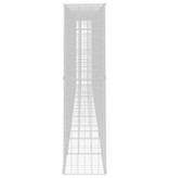 VidaXL Schanskorfmuur met deksel 600x50x200 cm gegalvaniseerd staal