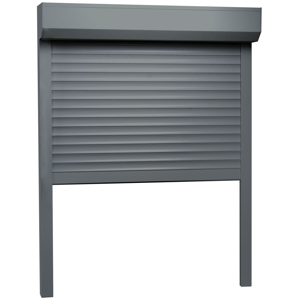 VidaXL Rolluik 120x150 cm aluminium antraciet