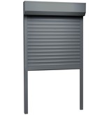 VidaXL Rolluik 110x220 cm aluminium antraciet