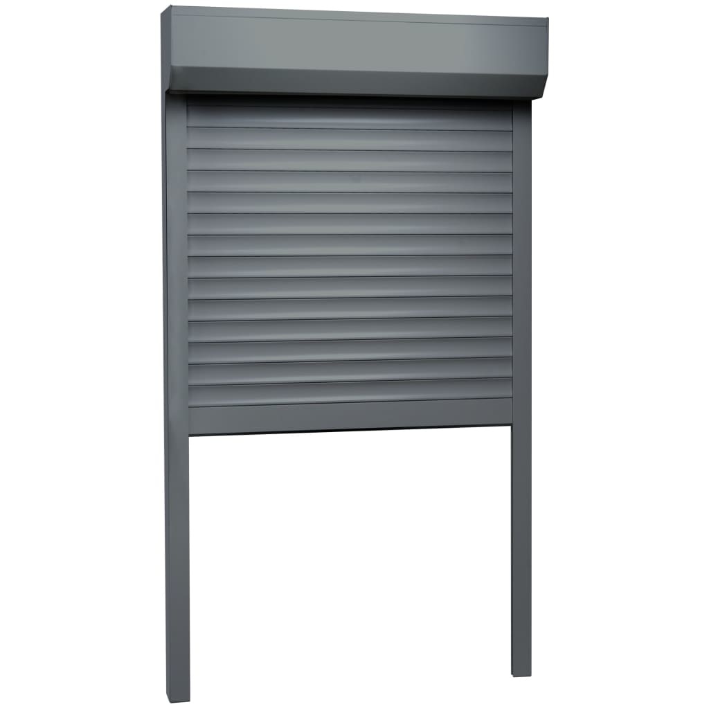 VidaXL Rolluik 110x220 cm aluminium antraciet