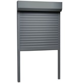 VidaXL Rolluik 100x210 cm aluminium antraciet
