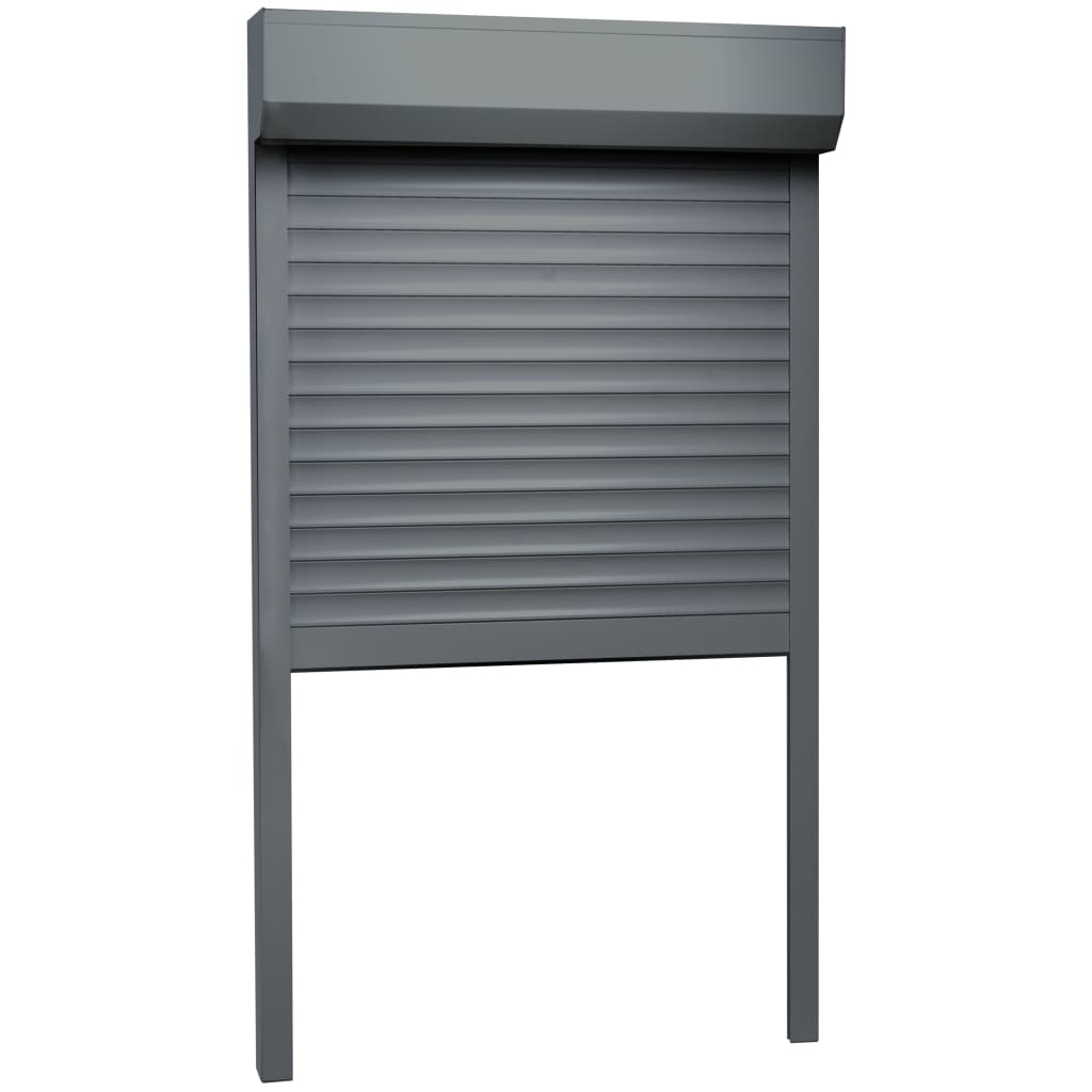 VidaXL Rolluik 100x210 cm aluminium antraciet